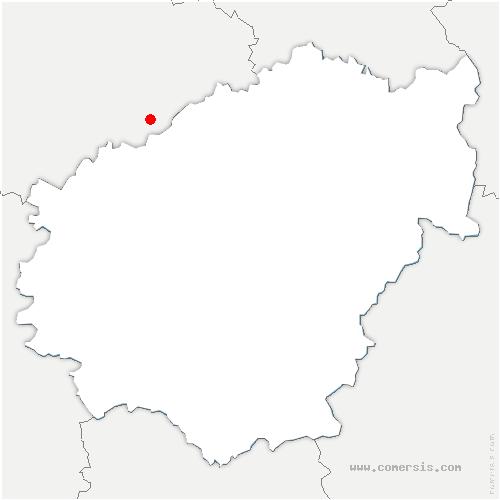 carte de localisation de Sauvat