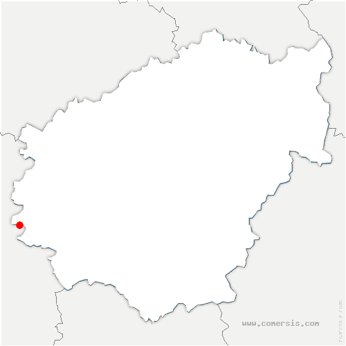 carte de localisation de Savennes