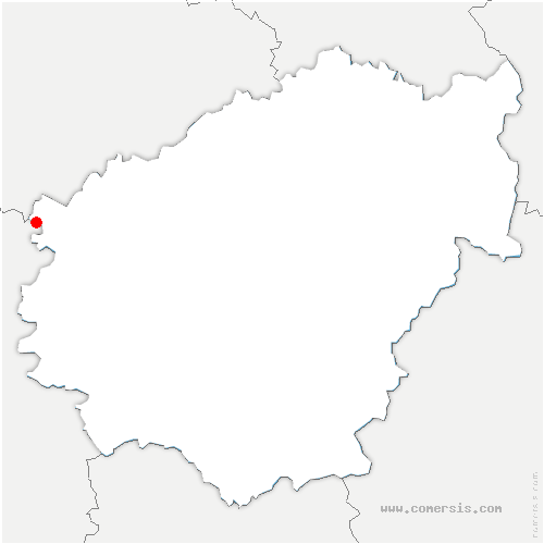 carte de localisation de Ségur-le-Château