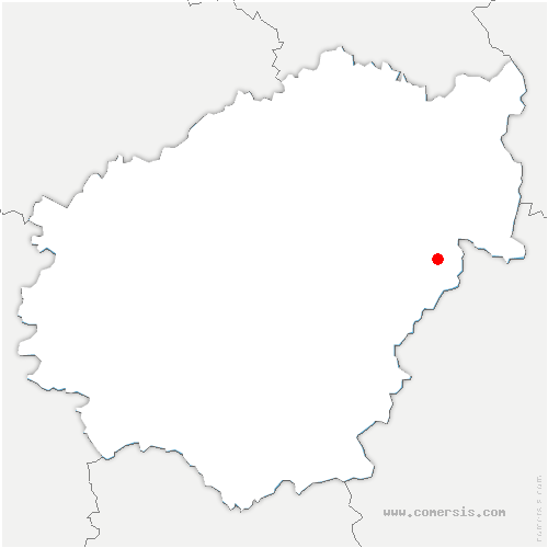 carte de localisation de Sérandon
