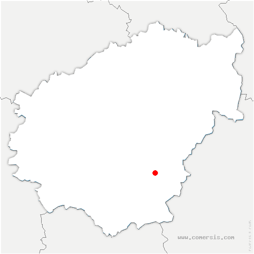 carte de localisation de Servières-le-Château