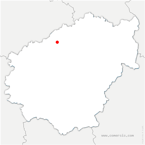 carte de localisation de Soudaine-Lavinadière