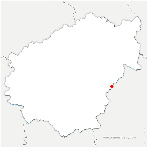 carte de localisation de Soursac