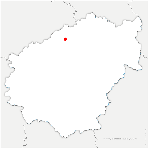 carte de localisation de Treignac