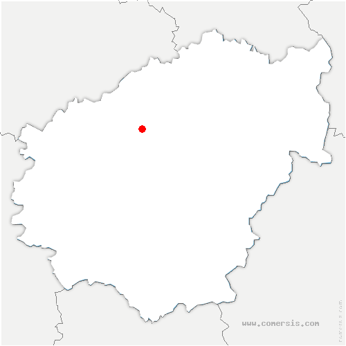 carte de localisation du Vaulmier