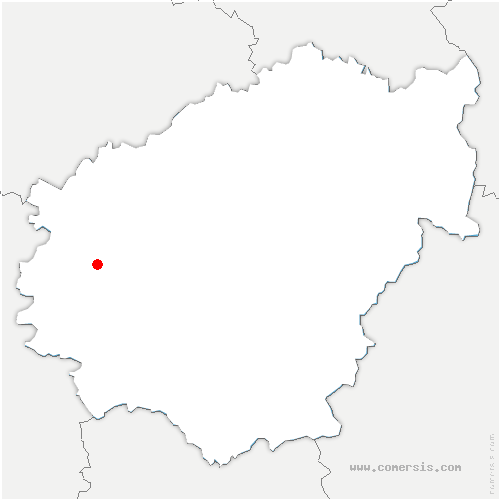carte de localisation de Voutezac