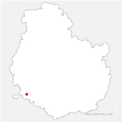 carte de localisation de Bard-le-Régulier