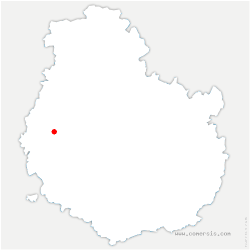 carte de localisation de Bierre-lès-Semur