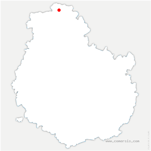 carte de localisation de Brans