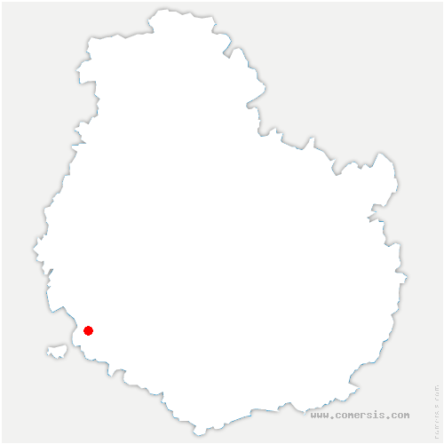 carte de localisation de Brazey-en-Morvan