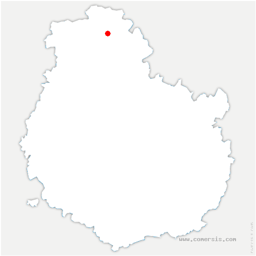 carte de localisation de Brion-sur-Ource