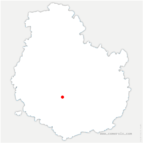 carte de localisation de la Bussière-sur-Ouche