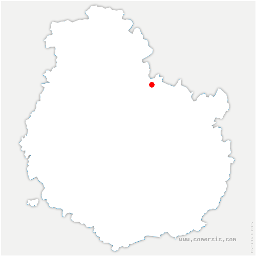 carte de localisation de Bussières