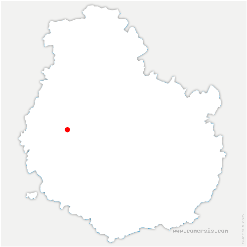 carte de localisation de Charigny