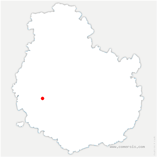 carte de localisation de Charny