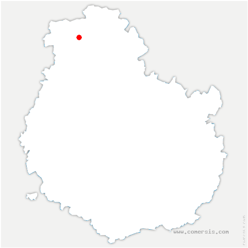carte de localisation d'Étrochey