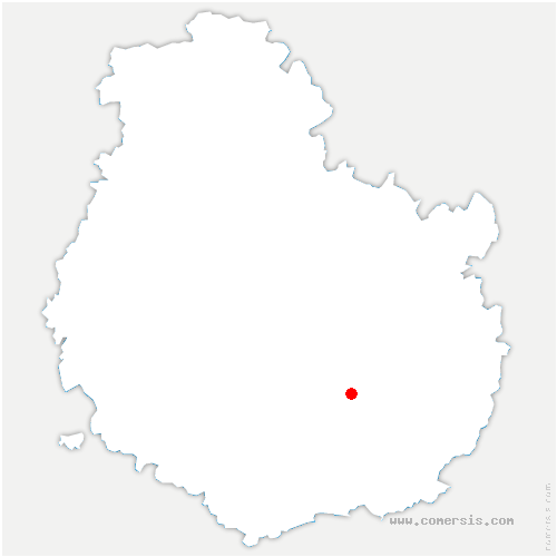 carte de localisation de Gevrey-Chambertin