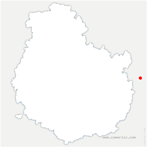 carte de localisation de Gigny