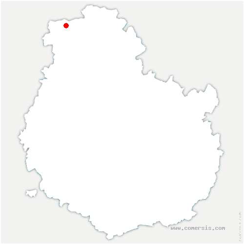 carte de localisation de Gomméville