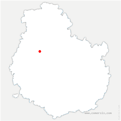 carte de localisation de Grésigny-Sainte-Reine
