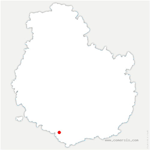 carte de localisation d'Ivry-en-Montagne