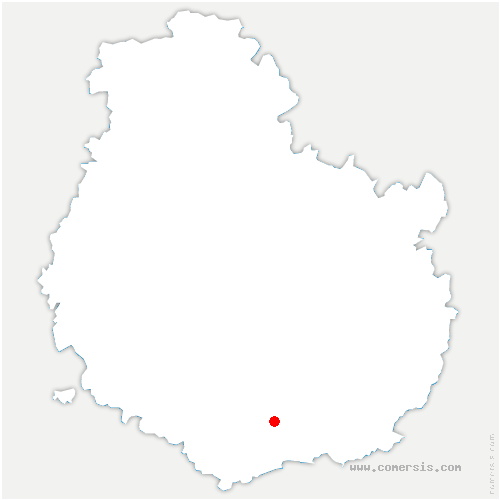 carte de localisation de Ladoix-Serrigny