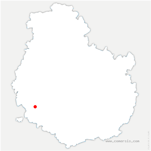 carte de localisation de Liernais