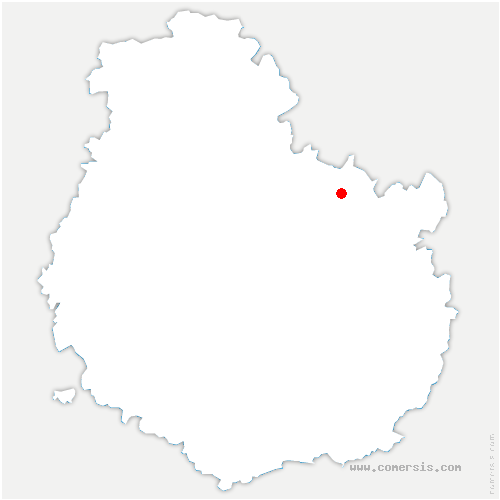 carte de localisation de Marey-sur-Tille