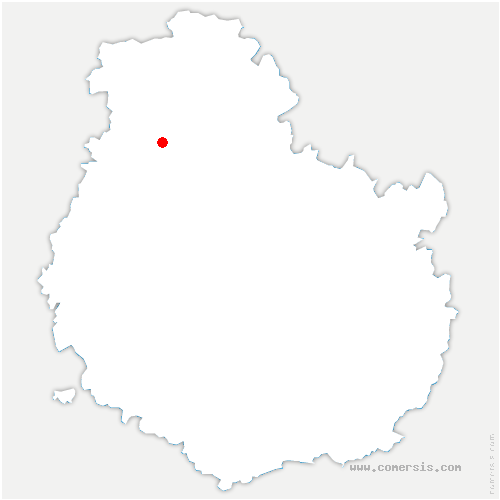carte de localisation de Molay