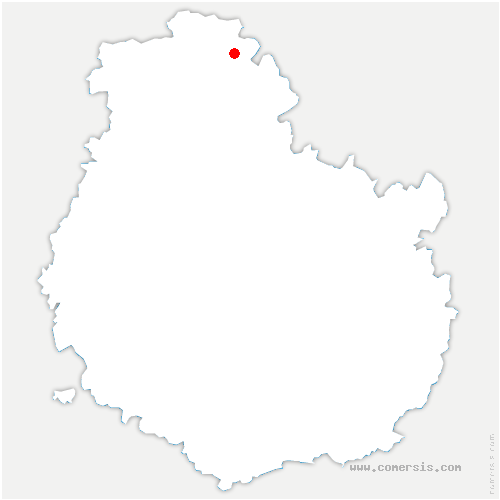 carte de localisation de Montigny-sur-Aube