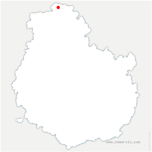 carte de localisation de Mutigney