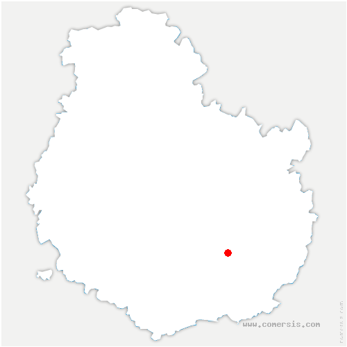 carte de localisation de Noiron-sous-Gevrey