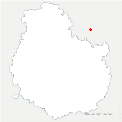 carte de localisation de Palleau
