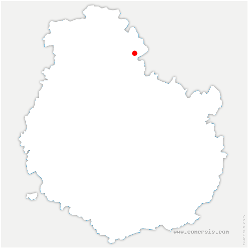 carte de localisation de Recey-sur-Ource