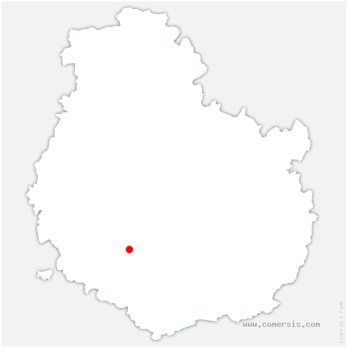carte de localisation de Rouvres-sous-Meilly