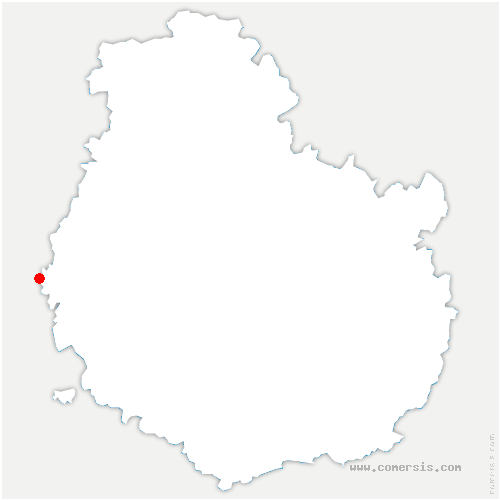 carte de localisation de Saint-Andeux