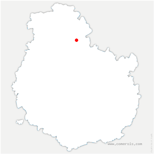 carte de localisation de Saint-Gervais-sur-Couches