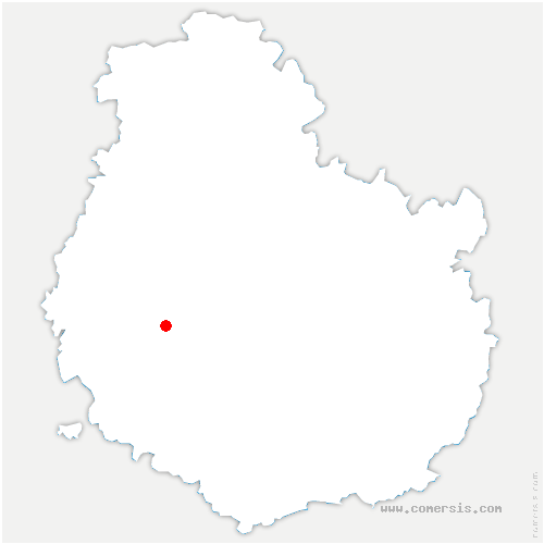 carte de localisation de Thorey-sous-Charny