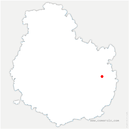 carte de localisation de Trochères