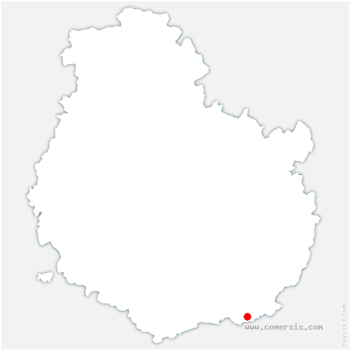 carte de localisation de Trugny