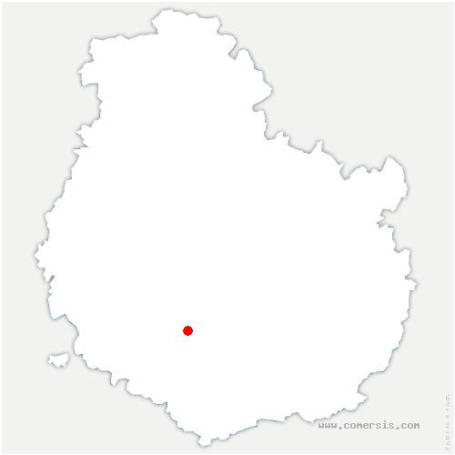 carte de localisation de Vandenesse-en-Auxois