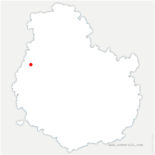 carte de localisation de Viserny