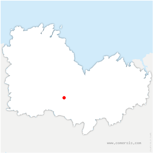 carte de localisation d'Allineuc