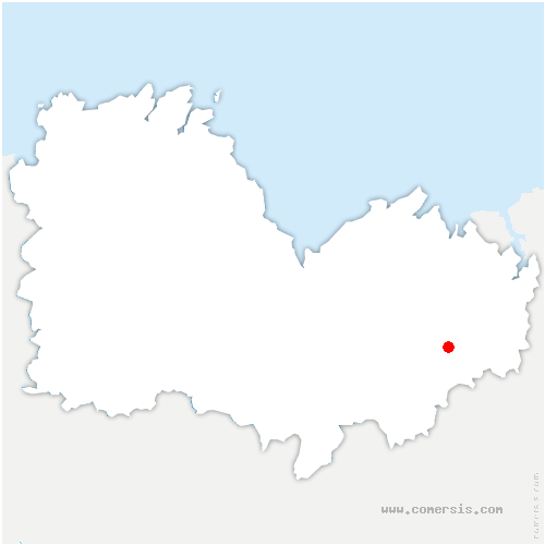 carte de localisation de Broons