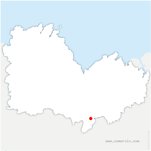 carte de localisation de Coëtlogon