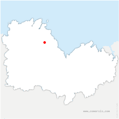 carte de localisation de Gommenec'h