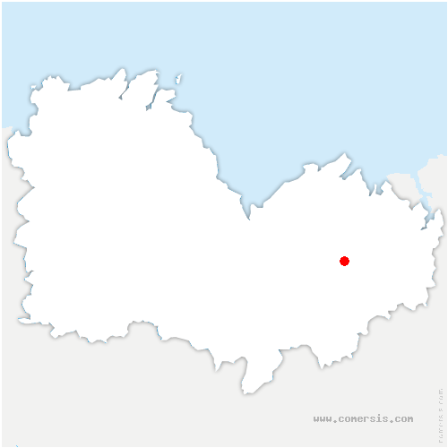carte de localisation de Jugon-les-Lacs