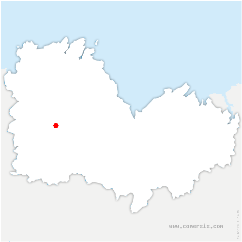 carte de localisation de Kerien