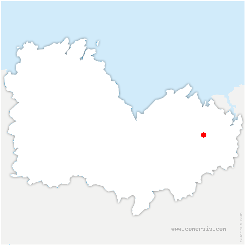 carte de localisation de la Landec