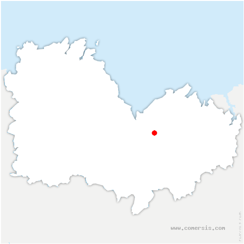 carte de localisation de Landéhen